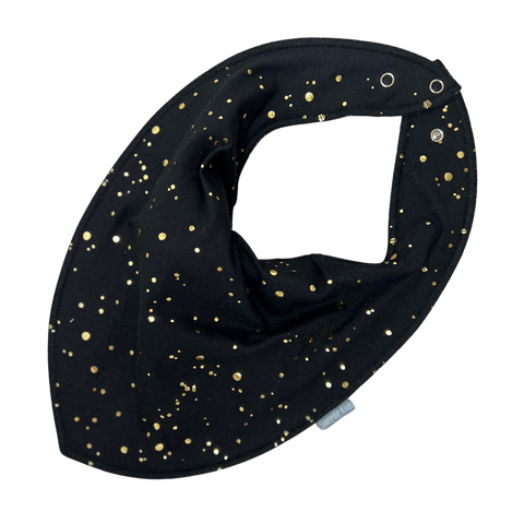 Shimmery Skies- Black & Gold